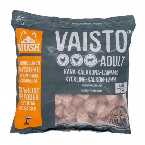 Vaisto_kalkkuna_kana_lammas_3_kg_harmaa