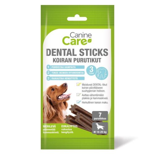 CANINECARE_DENTAL_STICKS_KOIRAN_PURUTIKUT__M_7_KPL