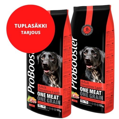 PROBOOSTER_ADULT_SENSITIVE_LAMB__12_kg_TUPLASAKKI_TARJOUS
