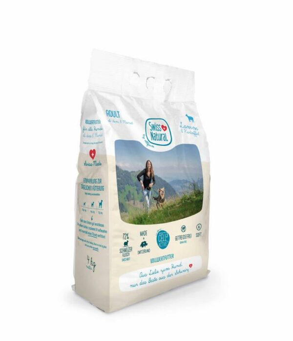 Swiss_Natural_Soft_Adult_Mini_lammas_1_kg_koiran_puolikostea_taysravinto