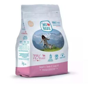 Swiss_Natural_Soft_Adult_Mini_lammas_1_kg_koiran_puolikostea_taysravinto