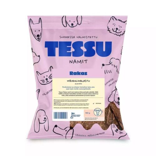 TESSU_Rakas_Hirvenlihalastu_140g