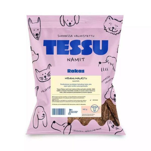 TESSU_Rakas_Hirvenlihalastu_140g