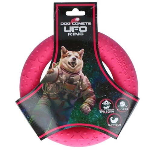 Dog_Comets_UFO___Heittorengas_koiralle_pinkki