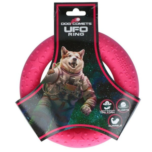 Dog_Comets_UFO___Heittorengas_koiralle_pinkki