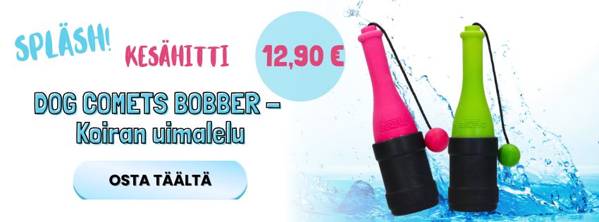 uimalelu koiralle Dog Comets Bobber
