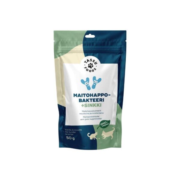 Maitohappobakteeri___Sinkki_purutabletit_koiralle_50g