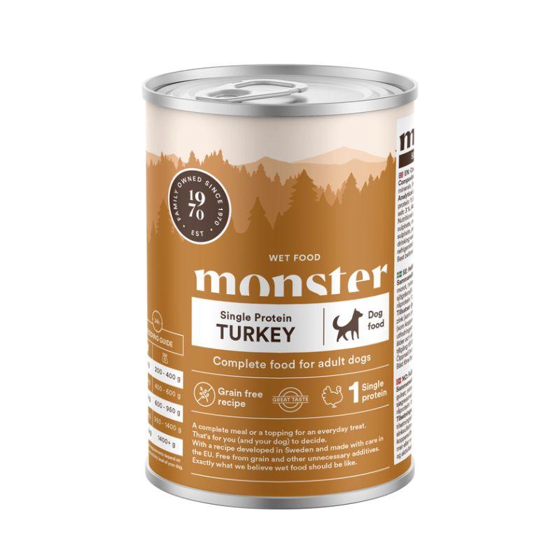 Monster_Single_Protein_Turkey_400_g___Viljaton_markaruoka_kalkkuna