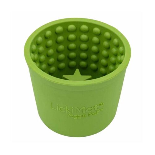 LickiMat_Yoggie_Pot_Vihrea___virikekuppi_koiralle