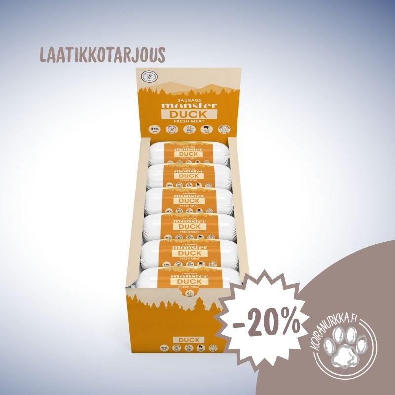 Monster Treenimakkara Ankka 12 × 400 g